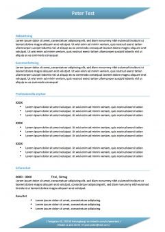 CV mall - tematiskt - 2 sidor